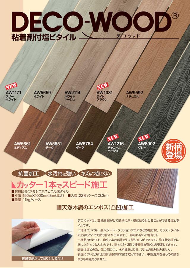 フロアタイル 約2畳 簡単施工 貼るだけ 簡単カット 木目 エンボス加工 フロアシート 壁紙 リメイクシート ウォールステッカー DIY 木目 ウッド 押入れ リメイク シール(代引不可)【送料無料】_6