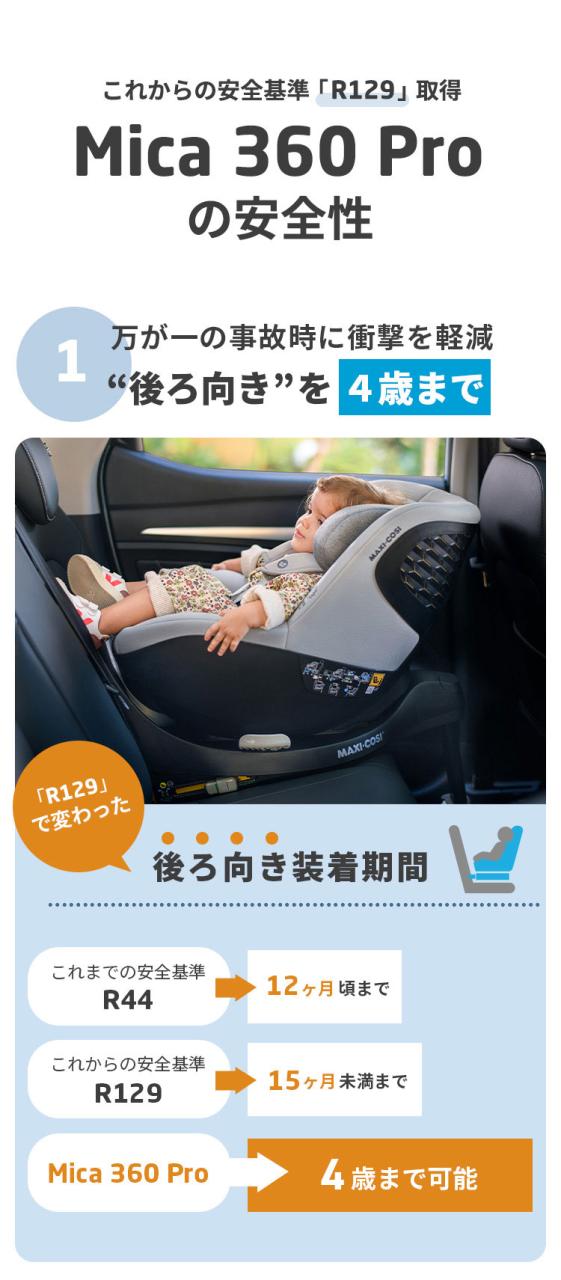 【正規品】マキシコシ マイカ 360 プロ チャイルドシート Maxi-Cosi MICA PRO ベビーシート 新生児 赤ちゃん 一体型 回転式 スライドテック 後ろ向き 出産準備 ドライブ お出かけ カーシート ベビー【送料無料】_6
