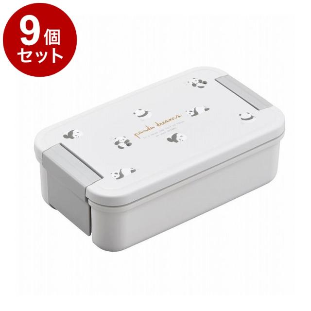 【単品9個セット】 ぱんだランチボックス 仕切付 550mL オーエスケー PC-550D【送料無料】