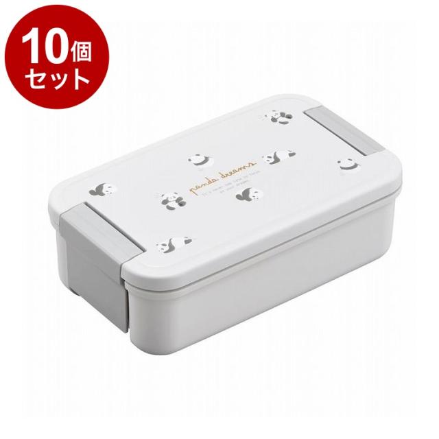 【単品10個セット】 ぱんだランチボックス 仕切付 550mL オーエスケー PC-550D【送料無料】 8,489円