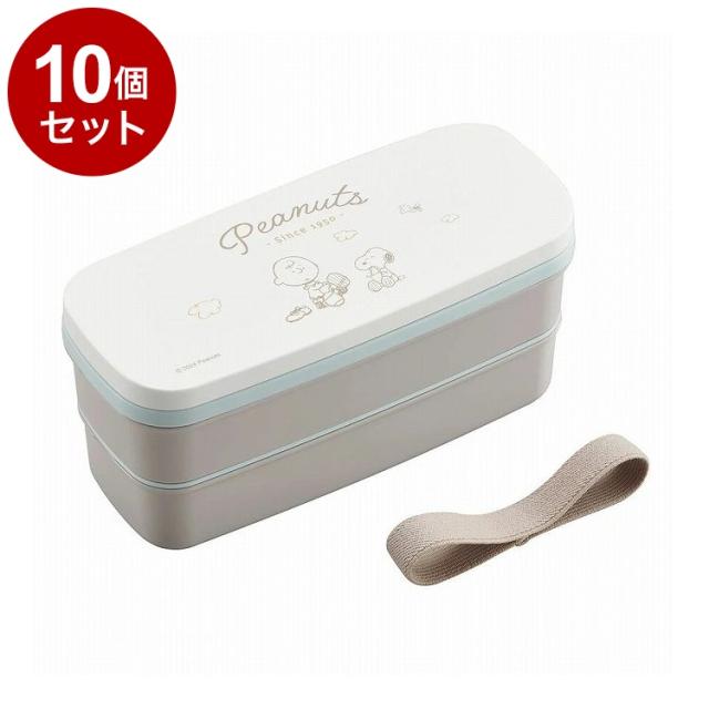 【単品10個セット】 PEANUT ランチボックス 仕切付 640mL オーエスケー PW-28K【送料無料】 8,961円