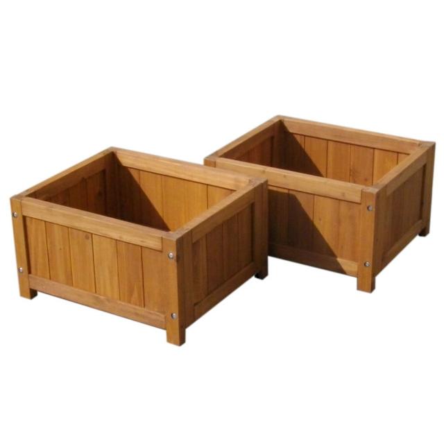 ベンチ 木製 屋外 デッキ 縁台 木製 デッキ縁台プランター2個組 プランター プランターカバー DIY 木製 天然木(代引不可)【送料無料】 6,093円