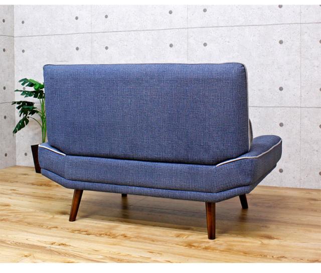 ソファ 2人掛け 幅130cm ペット ブルー グレー グリーン ひっかき傷に強い ロータイプでも使用可能 かわいい おしゃれ(代引不可)【送料無