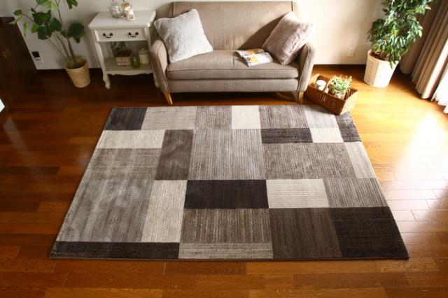 ウィルトンカーペット アーゲンタム 160x230cm ベルギー製 ラグ ラグマット 絨毯 マット 敷物 通年 カーペット 床暖房対応(代引不可)【送_2