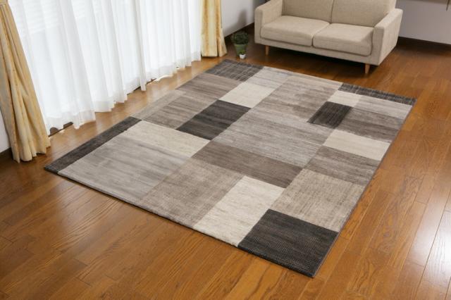 ウィルトンカーペット アーゲンタム 160x230cm ベルギー製 ラグ ラグマット 絨毯 マット 敷物 通年 カーペット 床暖房対応(代引不可)【送_3