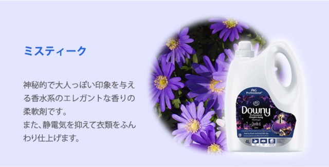 ダウニー 柔軟剤 4L×3本セット 濃縮タイプ 4000ml アジアンダウニー Downy 4L サンライズフレッシュ ミスティーク パッション 衣料用柔軟剤  ベトナムダウニー【送料無料】の通販はau PAY マーケット - リコメン堂 | au PAY マーケット－通販サイト