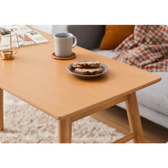 折りたたみ ソファテーブル 高さ60cm 110×50cm ローテーブル おしゃれ 北欧 シンプル ナチュラル センターテーブル ソファテーブル テーブル 大理石 石目調 机 折り畳み 収納付き 天然木 完成品【送料無料】_19