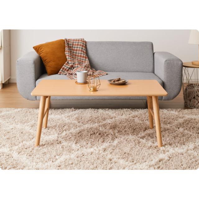 折りたたみ センターテーブル 90×50cm ローテーブル おしゃれ 北欧 シンプル ナチュラル センターテーブル ソファテーブル テーブル 大理石 石目調 机 折り畳み 収納付き 天然木 完成品 木製【送料無料】_17