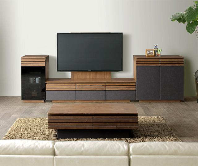 サイドボード セラミック調 ミドルボード 完成品 幅80 奥行40 高さ75 キャビネット テレビ台 ハイタイプ 一人暮らし おしゃれ リビング 収納(代引不可)【送料無料】_2
