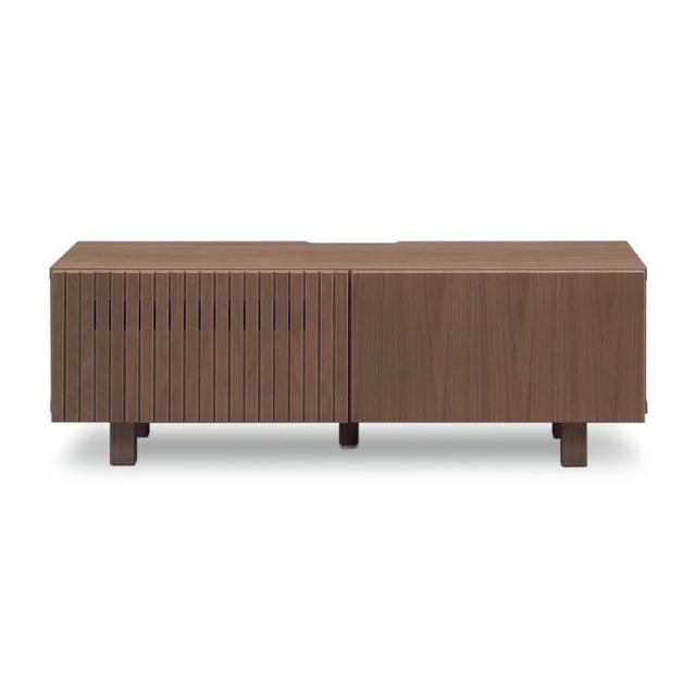 ローボード テレビ台 幅1 奥行42 5 高さ42 完成品 ウォールナット突板 強化紙 コート紙 1 木目調 シンプル おしゃれ 代引不可 送 の通販はau Pay マーケット リコメン堂インテリア館