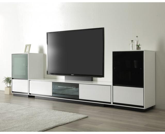 ローボード テレビ台 幅180 奥行42 高さ35 完成品 UV塗装 4mmハーフ