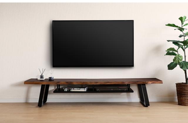 テレビ台 ローボード テレビボード 幅150cm ウォールナット 一枚板風 TV台 リビング家具 収納 シンプル お洒落 おしゃれ オシャレ シギヤマ シギヤマ家具製 大川家具 TV台 TVボード ダイニング(代引不可)【送料無料】_2