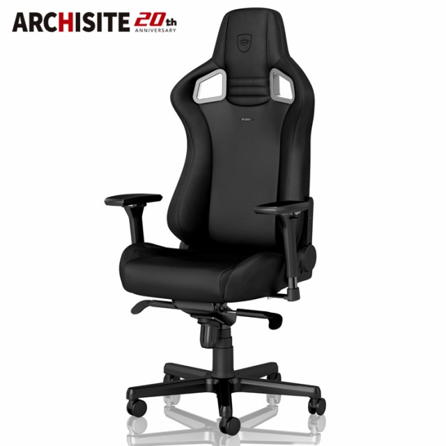 ゲーミングチェア noblechairs EPIC BLACK EDITION ノーブルチェアーズ ロッキング アームレスト ブラック エディション(代引不可)【送料