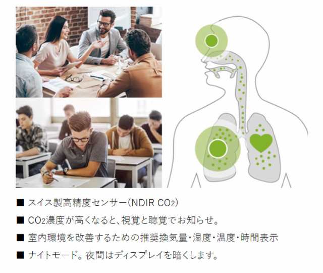 ウマレックス レーザーライナー 二酸化炭素濃度測定器 CO2モニター エアーモニターCO2 UM-082427J(代引不可)【送料無料】の通販はau  PAY マーケット - リコメン堂 | au PAY マーケット－通販サイト