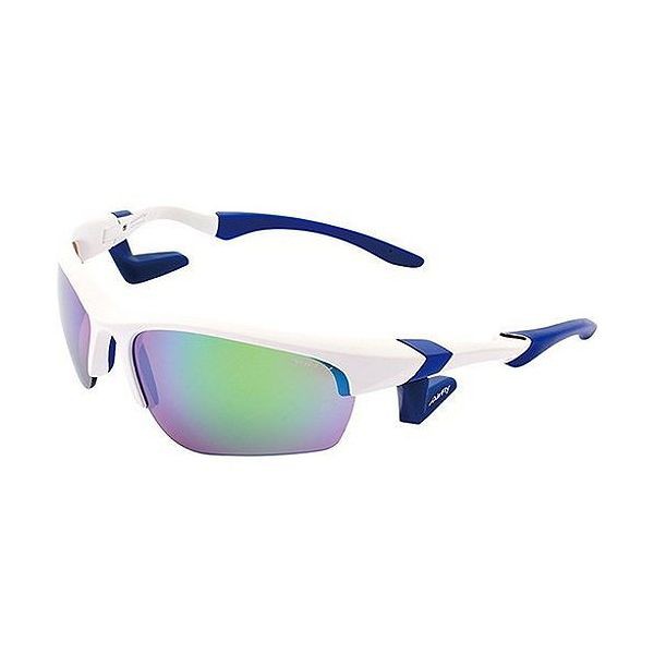 AirFly エアフライ ノーズパッドレススポーツサングラス AF-101C-1 シャープレンズ ホワイト/ブルーミラー Hi-GOLD ハイゴールド【送料無の通販は 15,414円