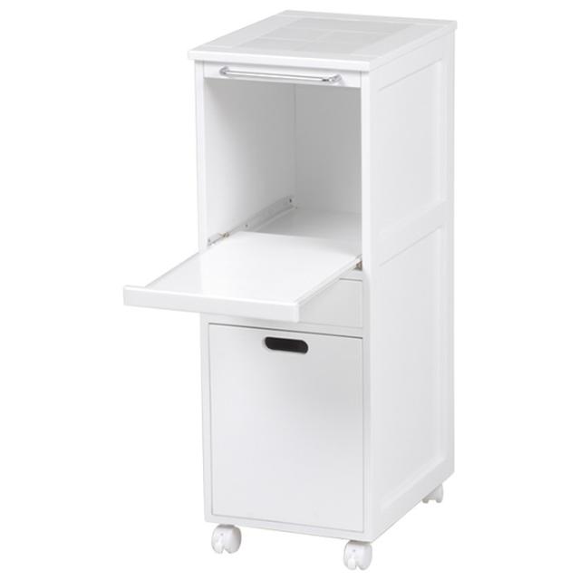 キッチンワゴン MW-6709WH (代引き不可)【送料無料】_4
