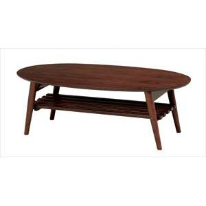 折れ脚テーブル MT-6922BR (代引き不可)【送料無料】の通販は 13,990円