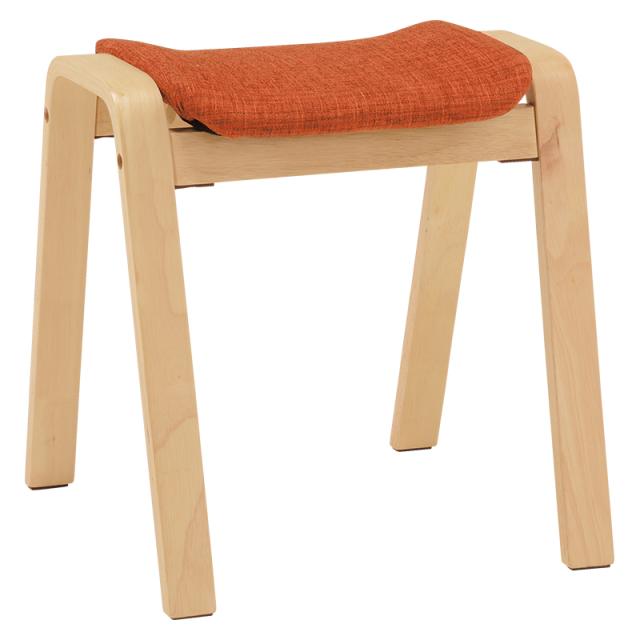 スタッキングスツール 2点セット VH-7920OR-2(代引不可)【送料無料】の通販は 13,200円