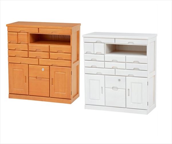 FAX台 ファックス台 収納 サイドチェスト リビングチェスト リビング収納 FAX台 鍵付き MFX-6231(代引不可)【送料無料】の通販は