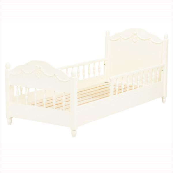 ベッド セミシングル フレーム 柵付ベッド RB-1854WH(代引不可)【送料無料】の通販は