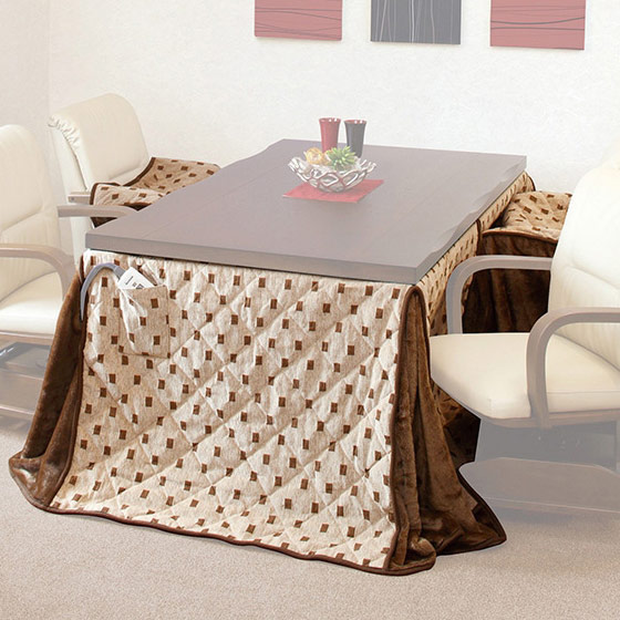 萩原 ハイタイプ薄掛け布団 トルタFH120 こたつ 掛け布団(代引不可)【送料無料】の通販は