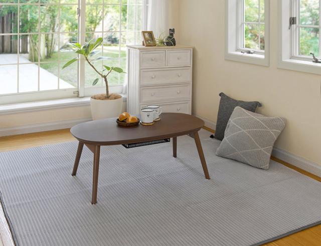 萩原 カジュアルコタツ 折脚 カルミナ950WN テーブル コンパクト 一人暮らし 代引不可 萩原 カジュアルコタツ(折脚) カルミナ950WN テーブル