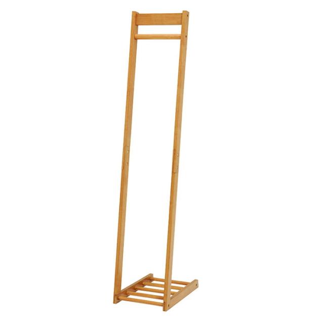 萩原 ハンガーラック VR-7214LBR 幅30cm シンプル(代引不可)【送料無料】