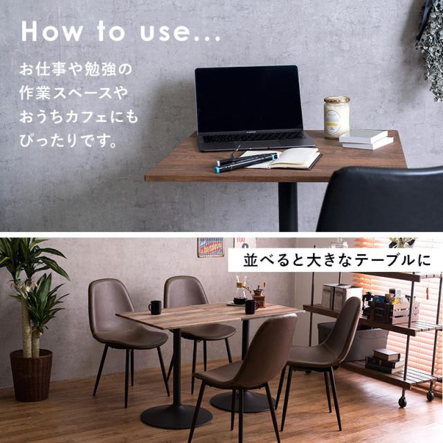 カフェテーブル 大理石調 セラミック柄 正方形 60×60 コーヒーテーブル サイドテーブル モノトーン モダン おしゃれ 白 黒 マーブル調 韓国インテリア(代引不可)【送料無料】_16