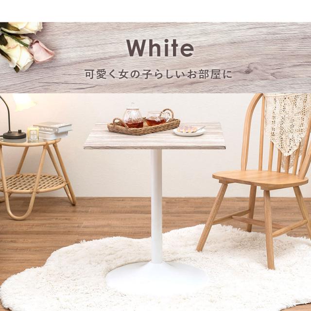 カフェテーブル 大理石調 セラミック柄 正方形 60×60 コーヒーテーブル サイドテーブル モノトーン モダン おしゃれ 白 黒 マーブル調 韓国インテリア(代引不可)【送料無料】_3