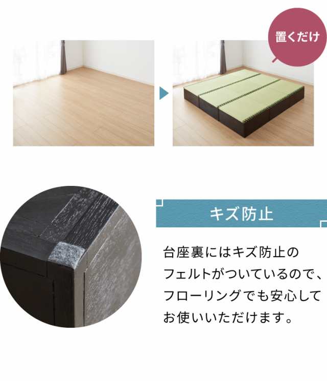 ユニット畳 収納ボックス 幅60 天然い草 完成品 半畳 1個 畳ベンチ 畳ユニット システム畳 畳ベッド 掘りごたつ (代引不可)【送料無料】の通販はau PAY マーケット - リコメン堂インテリア館 | au PAY マーケット-通販サイト