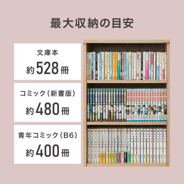 本棚 幅90 薄型 スリム 大容量 隠せる スライド扉 可動棚 漫画 コミック 文庫本 シェルフ コミックラック マンガ 漫画収納 ディスプレイ A4 推し活 隠す収納 グッズ ロータイプ(代引不可)【送料無料】_7