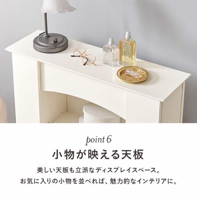 送料込♡美品♡マントルピース♡完成品♡韓国風 完成品マントルピース幅60cm 姫系 ディスプレイ 韓国インテリア