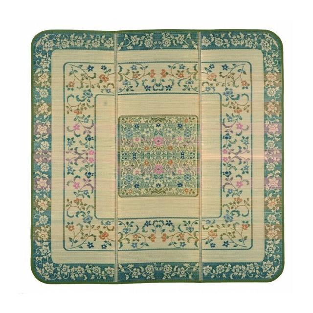 国産い草センターラグ エンペラー 約200×200cm GN(代引不可)【送料無料】