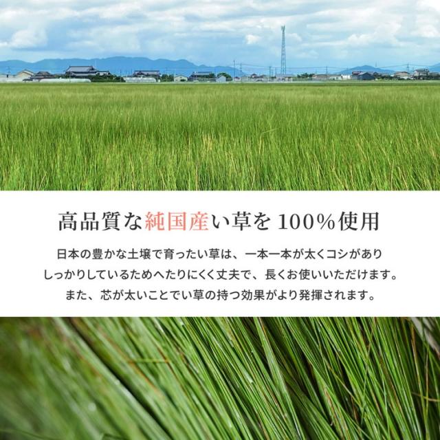 日本製 い草上敷き い草カーペット 261×352cm 江戸間6畳 上敷き 畳 カーペット 清涼(代引不可)【送料無料】_8