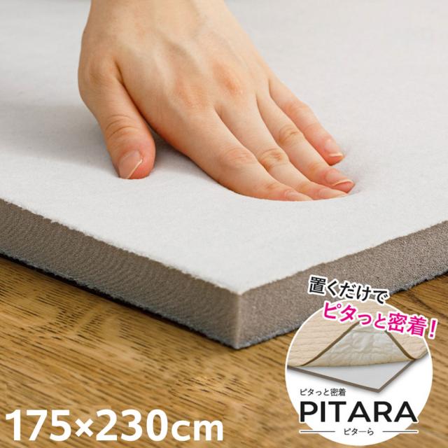 実用新案取得 ズレないアンダーラグ PITARA ピタ—ら 175x230cm 3畳 ずれない ラグの下敷き 極厚ウレタン 20mm クッション 騒音対策(代引不可)【送料無料】の通販は