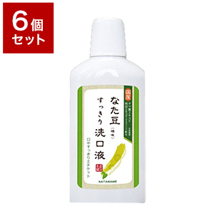 6個セット 三和通商 なた豆すっきり洗口液 500ML 化粧品 歯磨き ハミガキ オーラル 口内 環境 口臭 オーラルケア(代引不可)【送料無料】