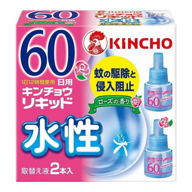 【単品16個セット】 2P水性キンチョウリキッド60日ローズの香り替液 大日本除虫菊株式会社(代引不可)【送料無料】