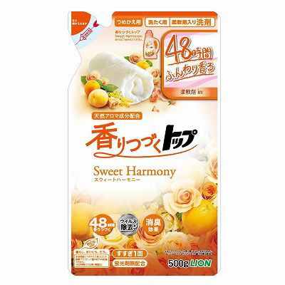 【単品17個セット】 香りつづくトップSweetHarmonyつめかえ用500g まとめ買い(代引不可)【送料無料】の通販は 5,524円