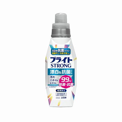 【単品18個セット】 ブライトSTRONG漂白&amp;抗菌ジェル本体510ml まとめ買い(代引不可)【送料無料】
