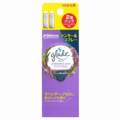 【単品16個セット】 グレード消臭センサー&amp;スプレーラベンダー&amp;アロエつけかえ用2個パック まとめ買い(代引不可)【送料無料】
