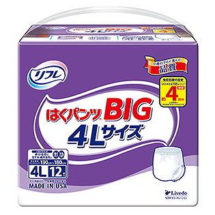 【未開封】リフレ へんしん自在 ピタッチパンツ LL 　12枚入×3袋 リフレ へんしん自在ピタッチパンツ LLサイズ 12枚 6回吸収