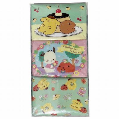 【単品20個セット】 ポケットティシュポチャッコ ポムポムプリン×カピバラさん9コパック まとめ買い(代引不可)【送料無料】の通販は