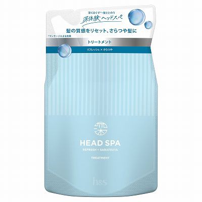 【単品12個セット】 深体験ヘッドスパbyh&sリフレッシュ×さらつやトリートメントつめかえ まとめ買い(代引不可)【送料無料】の通販は 7,665円