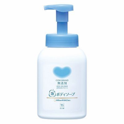 【単品12個セット】 カウブランド無添加泡のボディソープポンプ付 まとめ買い(代引不可)【送料無料】の通販は