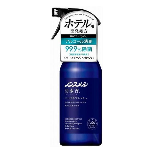 白元アース ノンスメル清水香 ハーバルフレッシュの香り 本体400mL(代引不可)