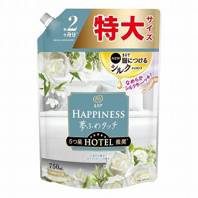 【単品16個セット】 レノアハピネス夢ふわタッチ上品で心地よいホワイトティーの香り詰替用特大サイズ まとめ買い(代引不可)【送料無料】の通販は
