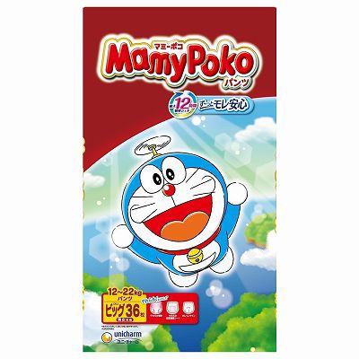 【単品4個セット】 マミーポコパンツB36枚ドラえもん まとめ買い(代引不可)【送料無料】の通販は