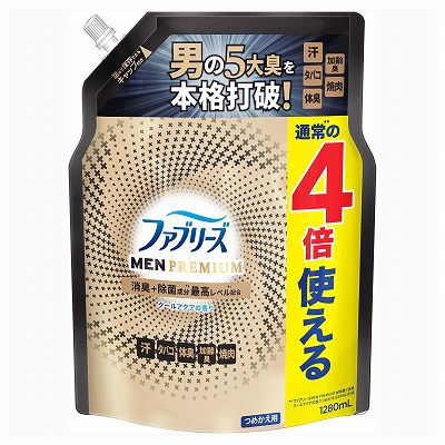 【単品19個セット】 ファブリーズW除菌+消臭プレミアムメンクールアクアの香りつめかえ用4回分 まとめ買い(代引不可)【送料無料】の通販は 20,873円