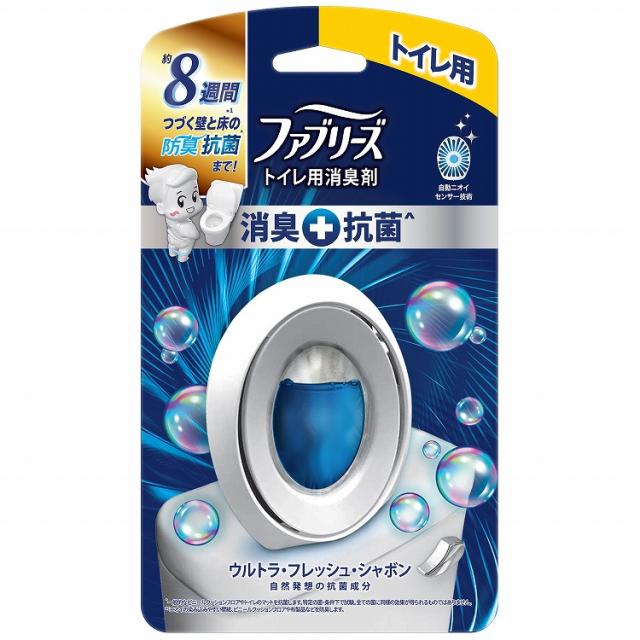 【単品】P&Gジャパン ファブリーズW消臭 トイレ用消臭剤+抗菌 ウルトラ・フレッシュ・シャボン(代引不可)