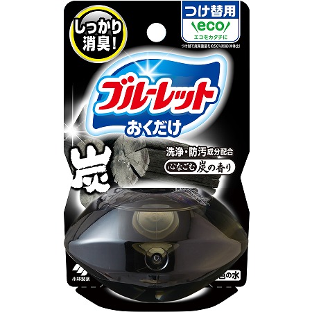 【6個セット】小林製薬 液体ブルーレットおくだけつけ替用 心なごむ炭の香り(代引不可)【送料無料】
